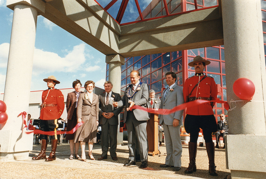 Leduc Civic Centre Grand Opening in 1986