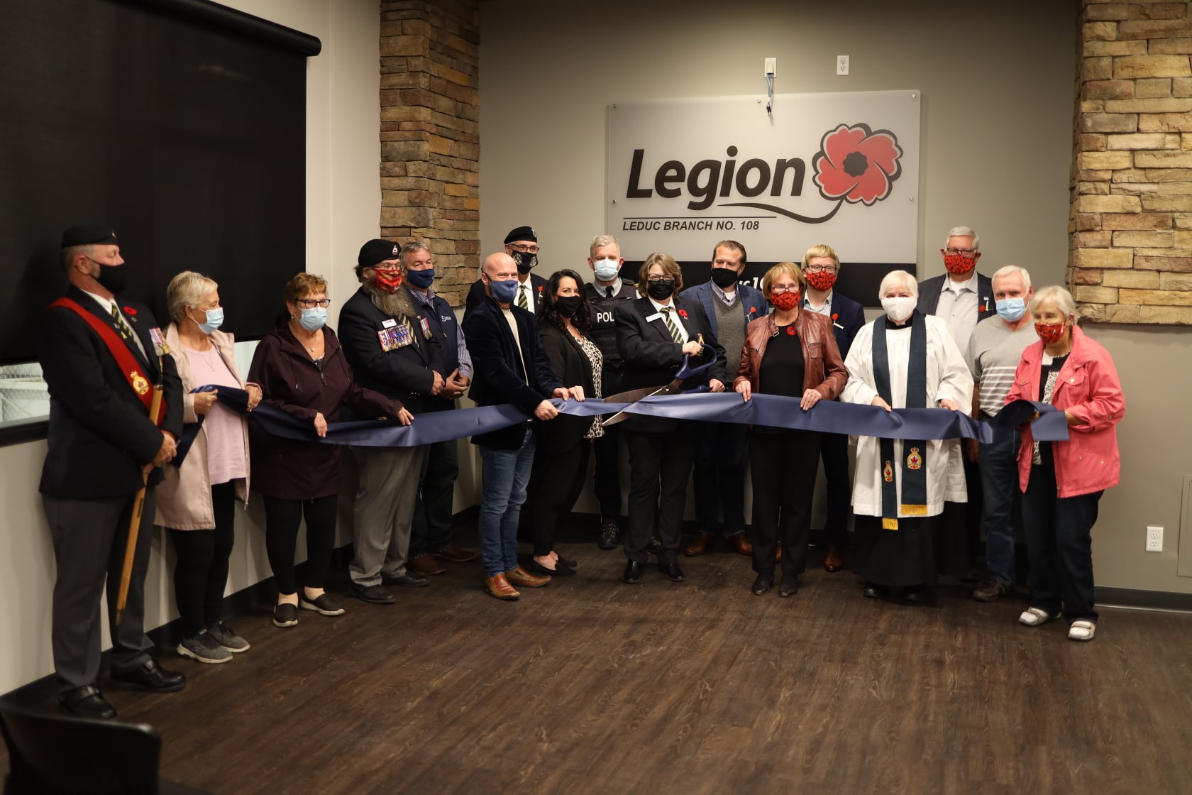 Photograph of Leduc Legion room grand opening