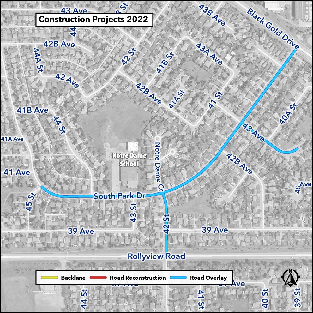 2022 - Construction Project - South Park Roadwork