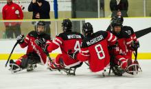 Sledge hockey photo at the LRC