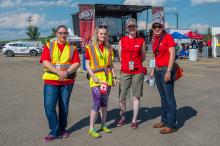 Leduc Volunteers at Canada Day celebrations