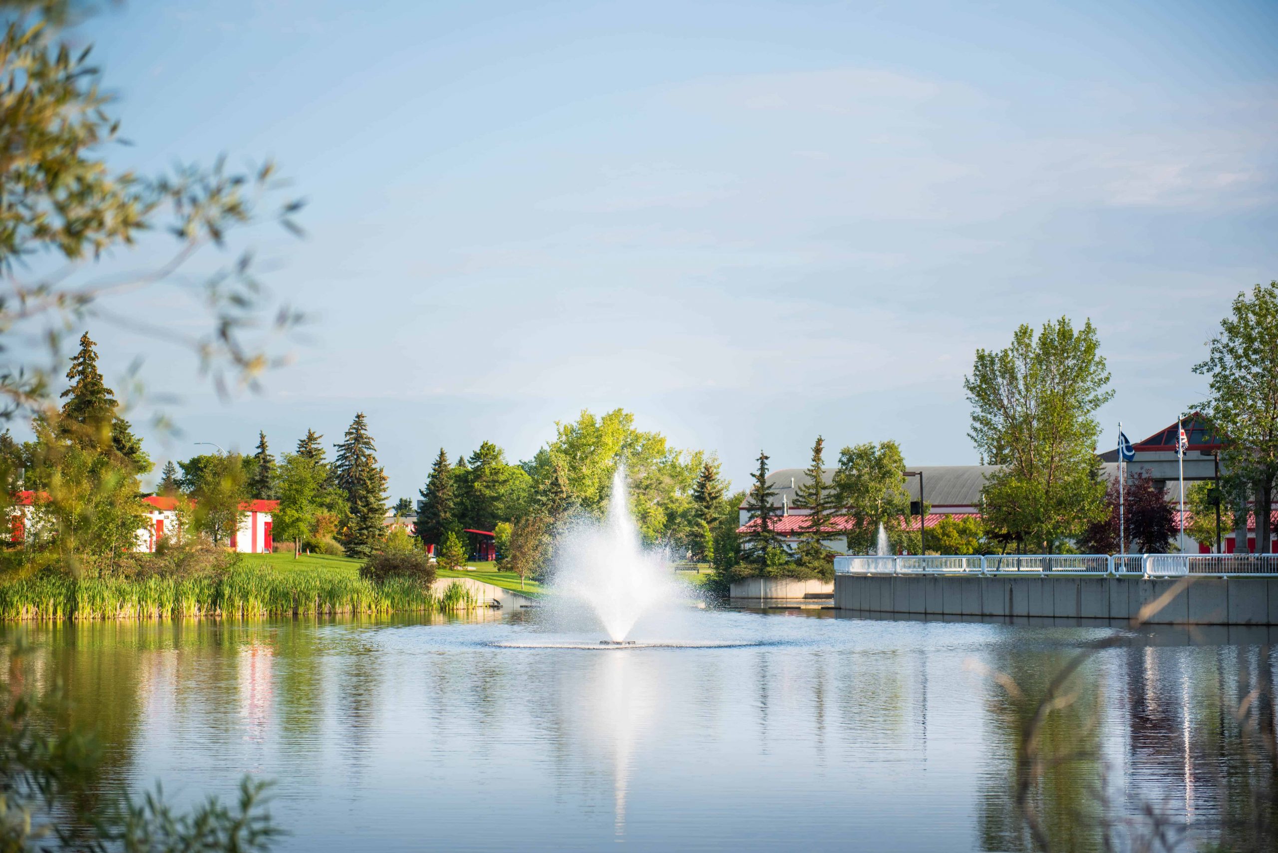 Leduc Alexandra Park with fountain