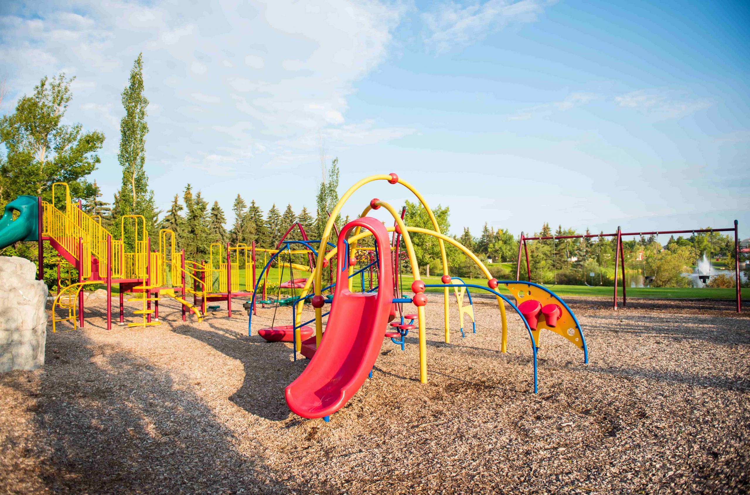 Leduc Alexandar park on a sunny day