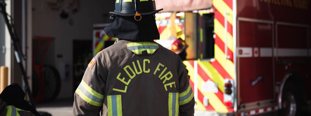 City of Leduc's FIre and EMS Services Banner