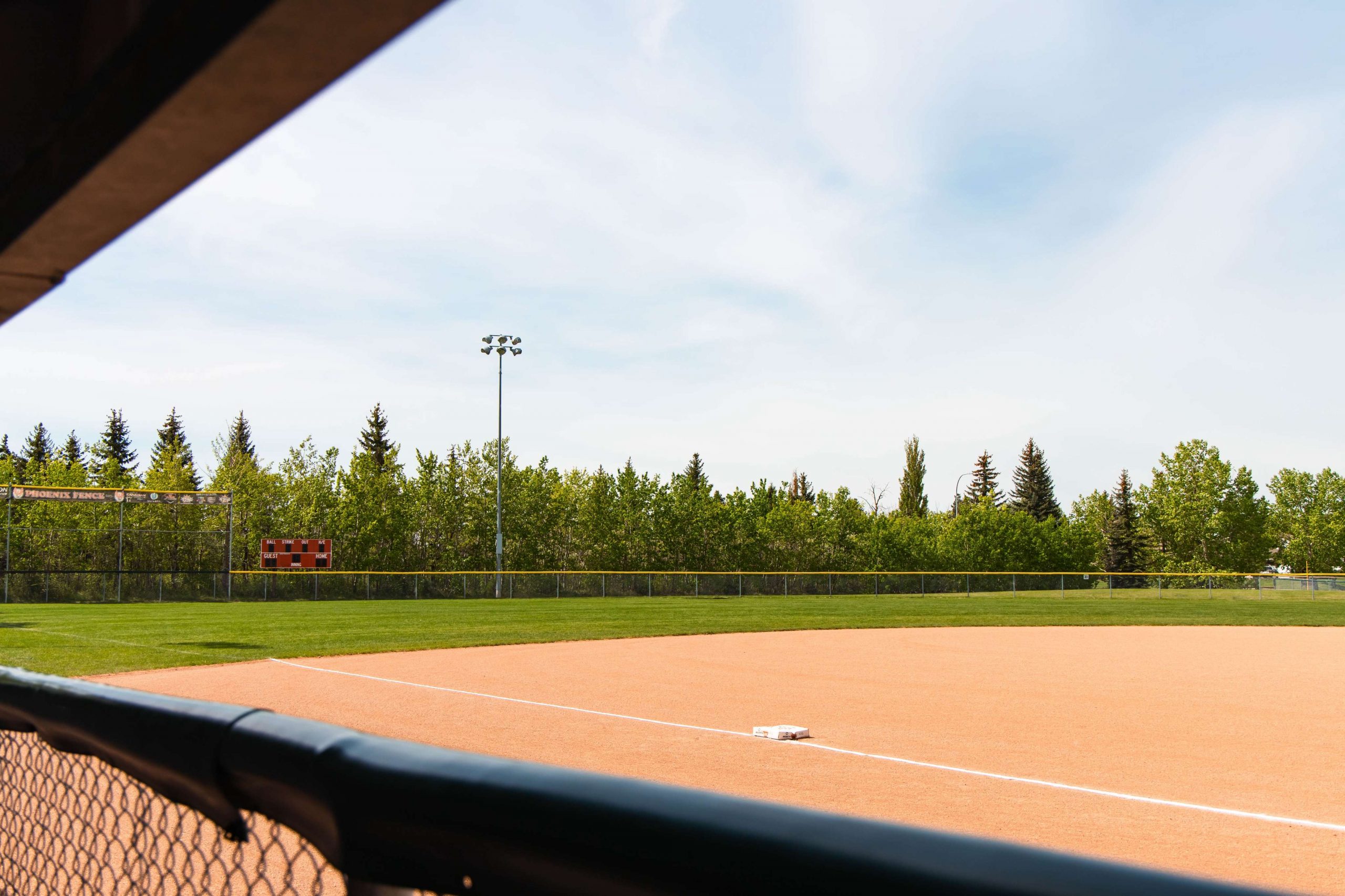 City of Leduc's William F. Lede Ball Diamond