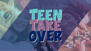 Teen Take Over Event Banner at the LRC in Leduc