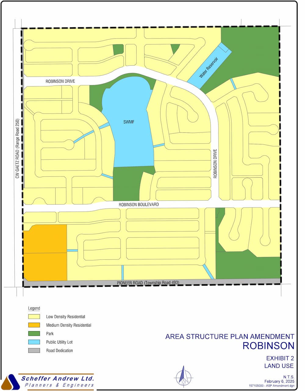 City of Leduc Land Use Concept Plan Map for Bylaw 1213-2025
