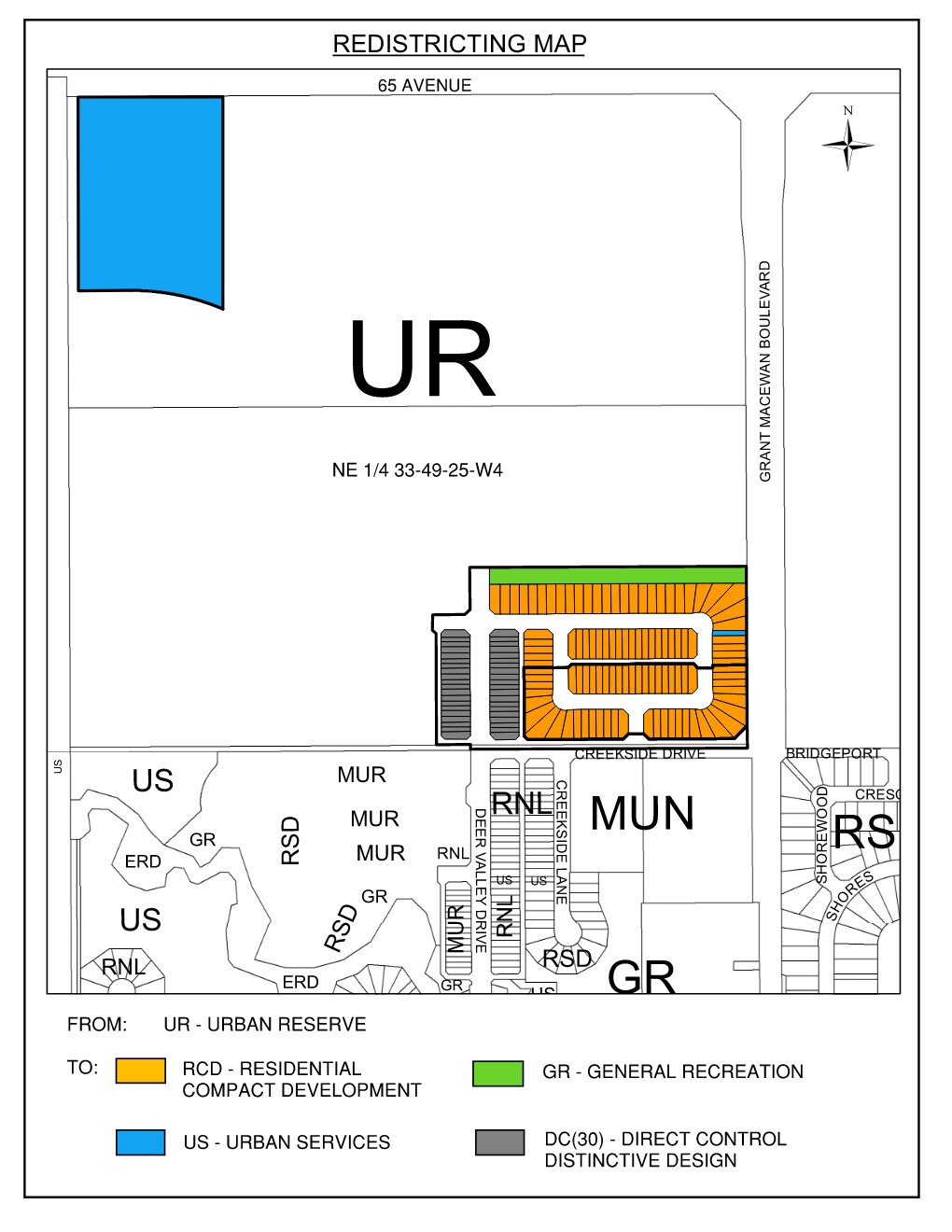 Leduc Redistrcting Plan Map