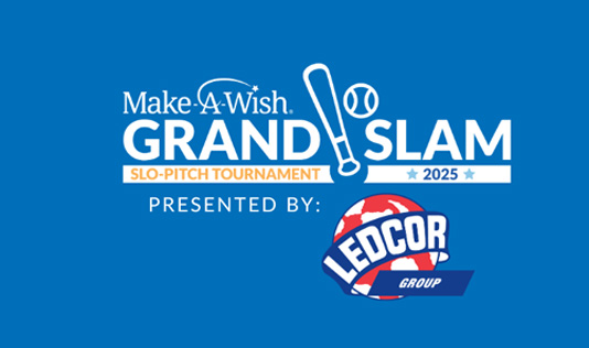 City of Leduc Make a Wish Grand Slam Tournament 2025 banner
