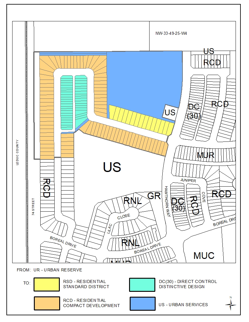 Map of Leduc's Redistricting Plan WB10 Joint