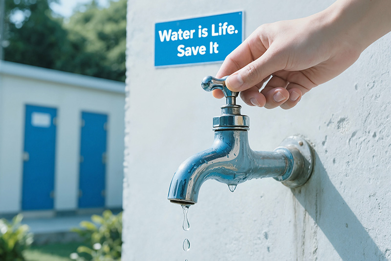 http://A%20hand%20is%20turning%20off%20a%20dripping%20outdoor%20faucet,%20with%20water%20droplets%20falling.%20This%20image%20highlights%20water%20conservation%20and%20the%20importance%20of%20preventing%20waste%20in%20an%20outdoor%20setting
