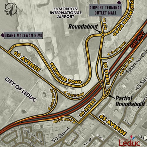 65th Interchange Map
