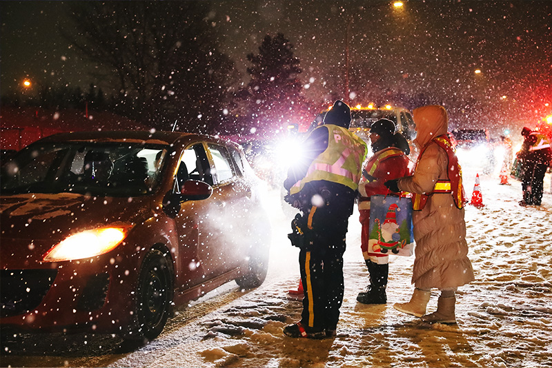 Photo showcasing Leduc's Candycane Checkstop
