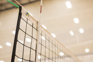 volleyball net up-close